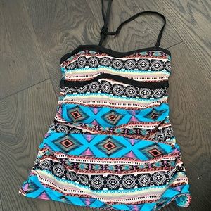 La vie en rose top of a tankini